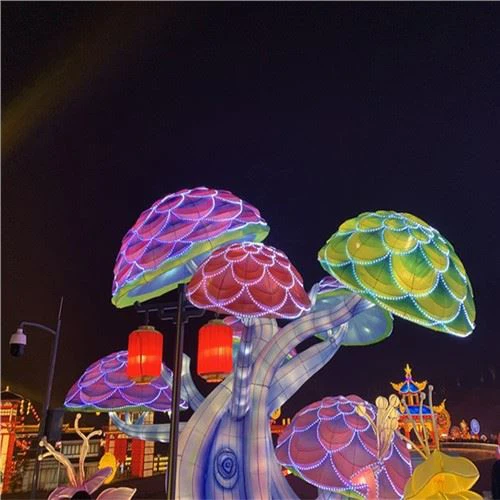 Прекрасна водоотпорна прилагођена кинеска новогодишња свилена лампиона